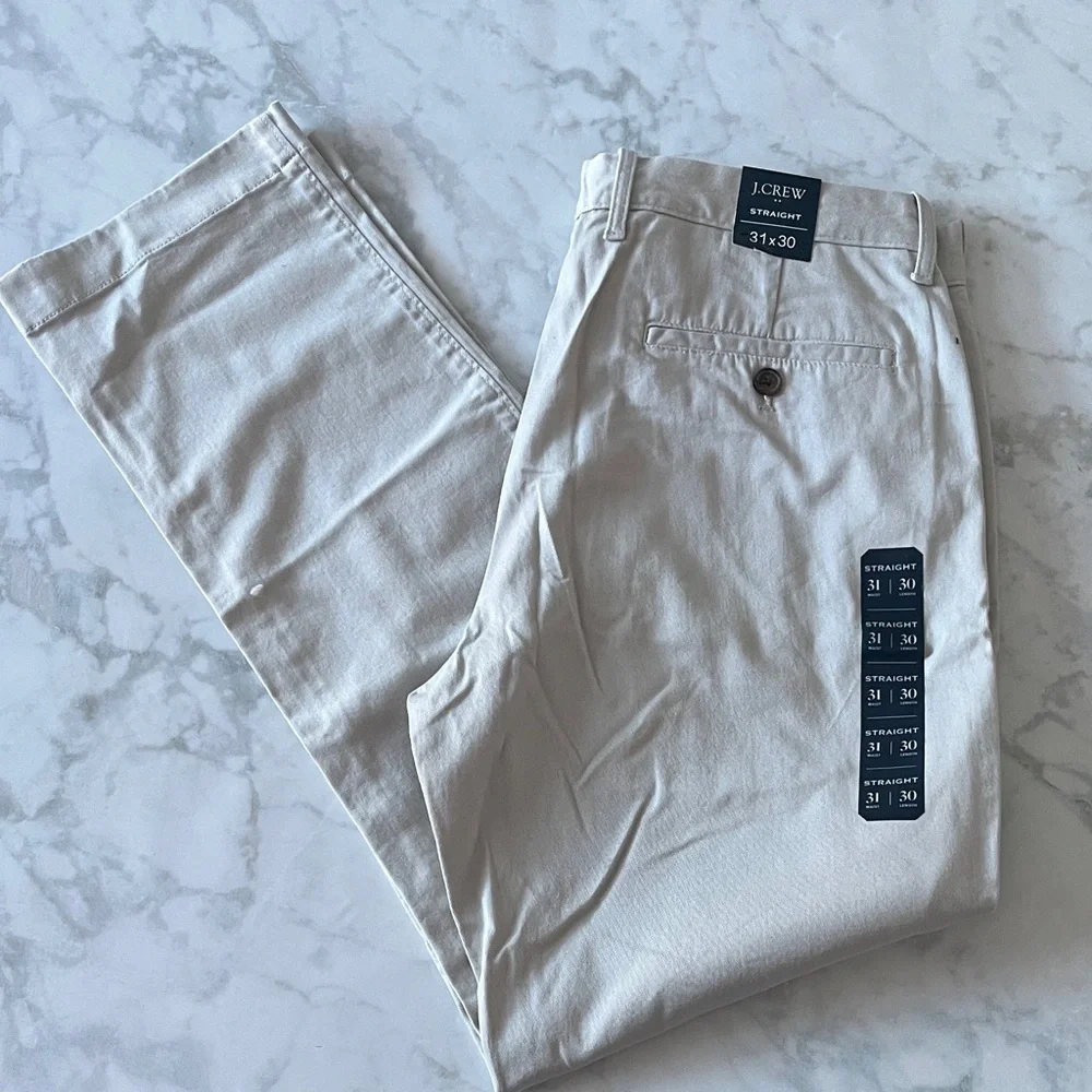 J. Crew Men's Light Tan Chinos
